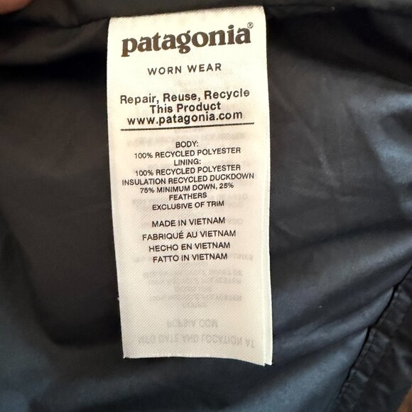 Women's Patagonia Down With It Parka (Black) - M - Picture 7 of 8